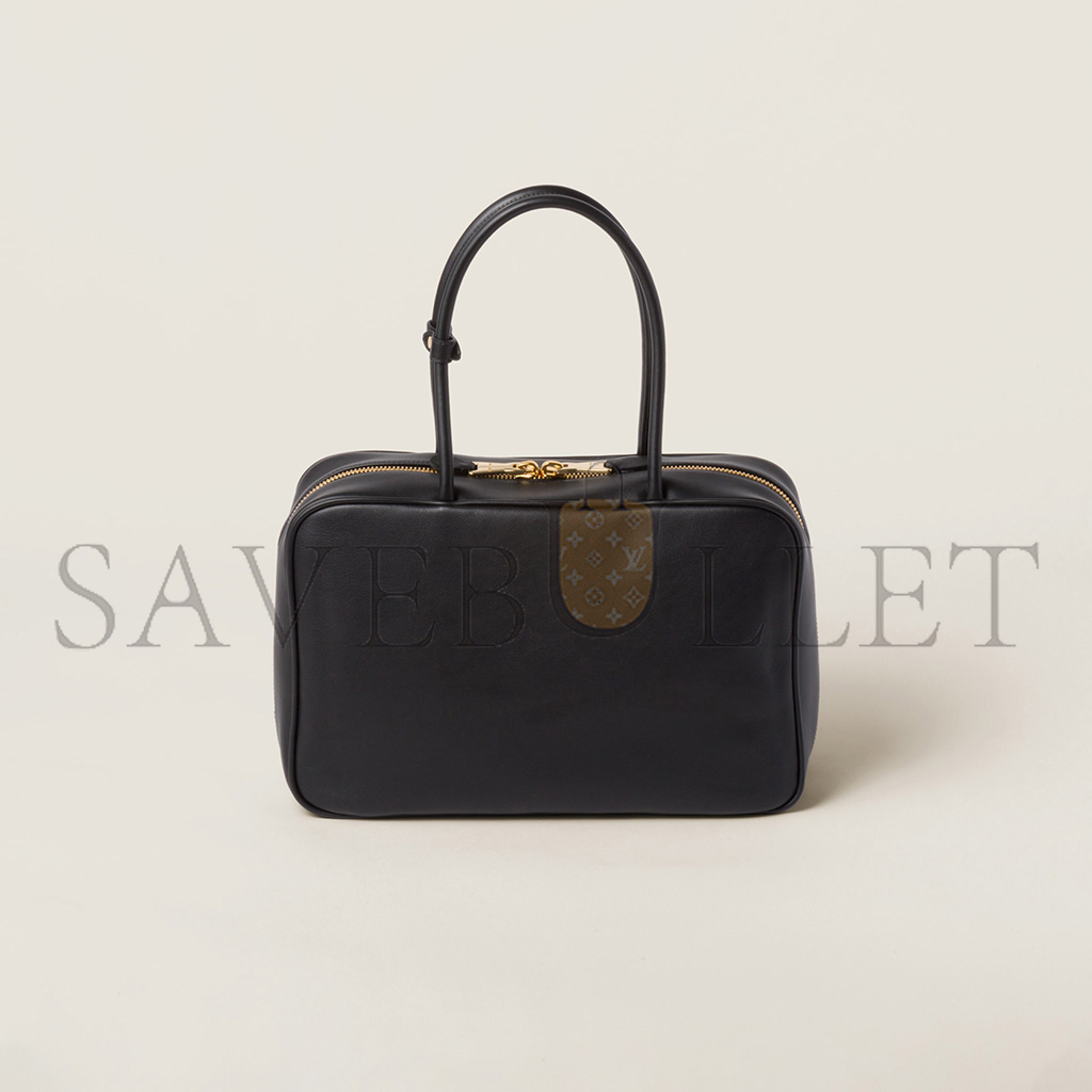 MIU MIU LEATHER BEAU BAG 5BB117 (34*23*10cm)